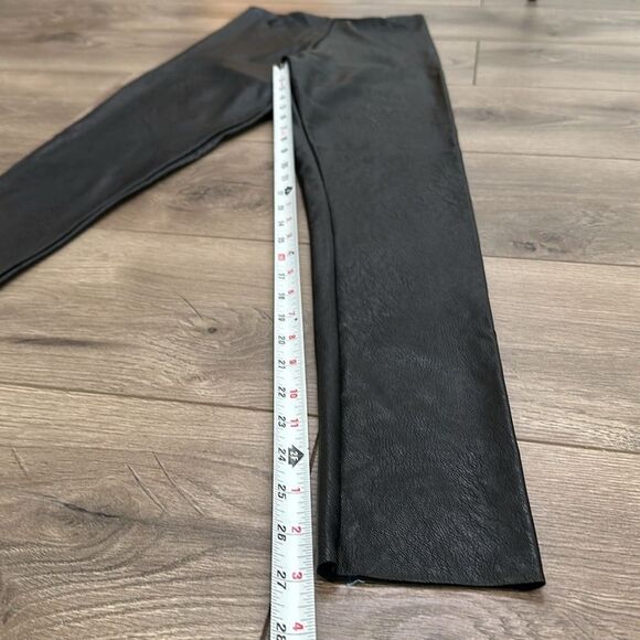 Commando Perfect Control Faux Leather High Waisted Black Leggings Size Small - Picture 8 of 10